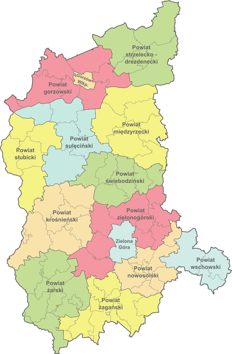 Województwo lubuskie Geografia Wiki Fandom