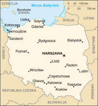 Mapa Polski