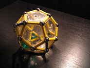 View on one of the 4 groups of 3 pentagons