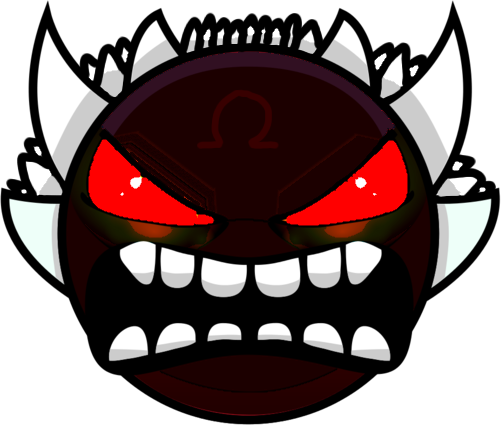 Eqnix Official Geometry Dash Demon Face Png Clipart L - vrogue.co