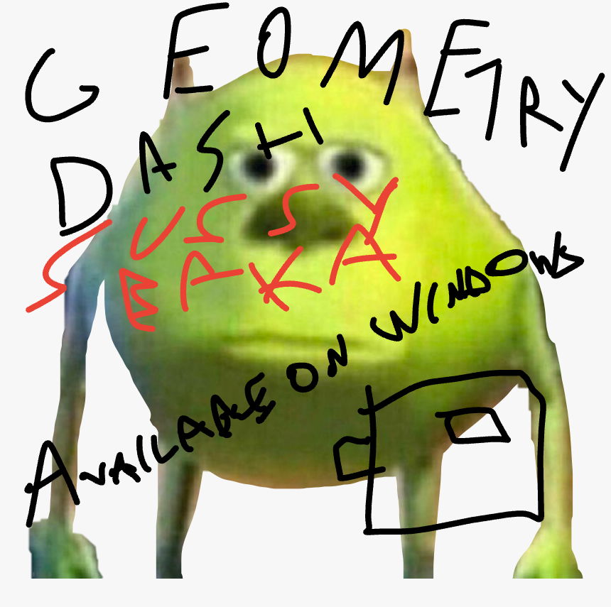 Sussy baka GD, Geometry Dash Fan Ideas Wiki