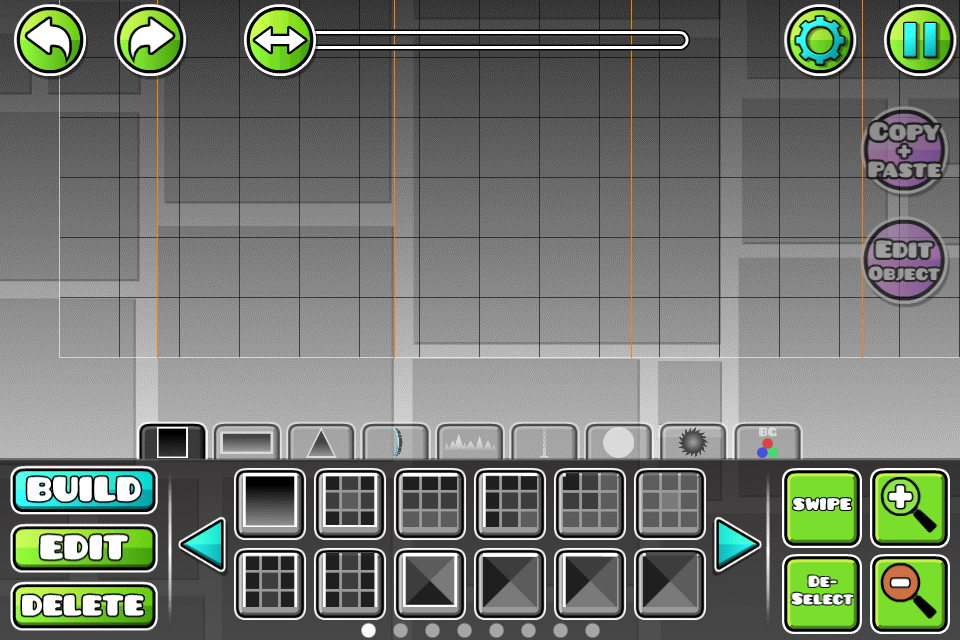 Geometry dash 2.2 editor. Geometry Dash редактор уровней. Editor геометрии Даш. Кнопки геометрии Даш. Геометрии Даш левел эдитор.