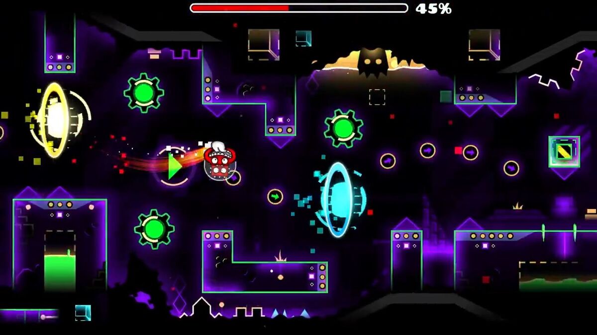 Geometry dash самые легкие. Базовый стиль Geometry Dash. Неон стиль Geometry Dash. Неон уровень Geometry Dash. Уровни в неон стиле Geometry Dash.