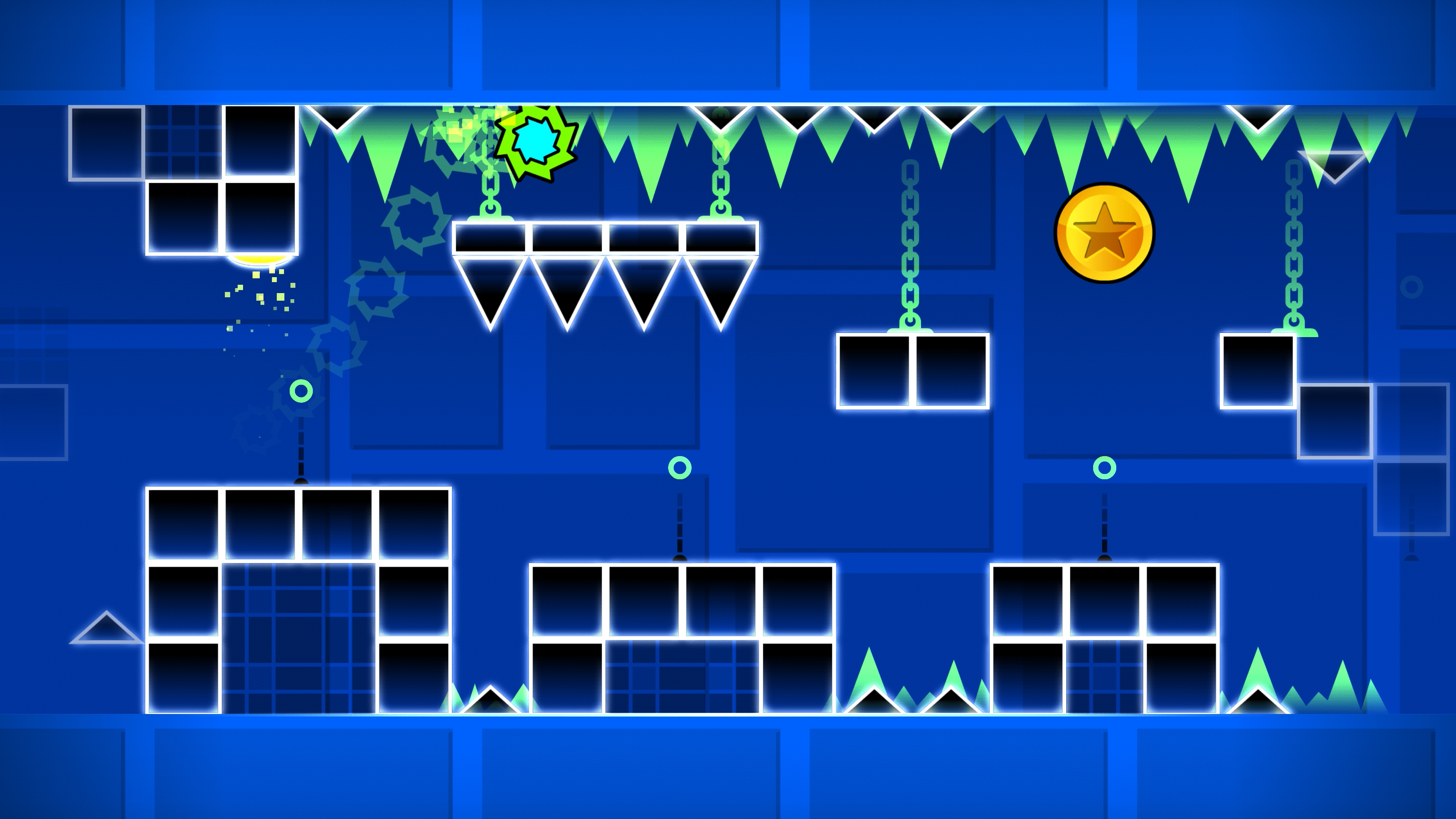 Waterfall geometry dash