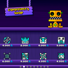 geometry dash shop