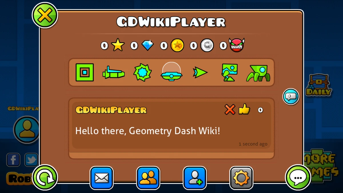 User Accounts Geometry Dash Wiki Fandom