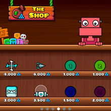 geometry dash shop