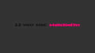 An image with a code for the new Vault. It was revealed at the end of the ARG.