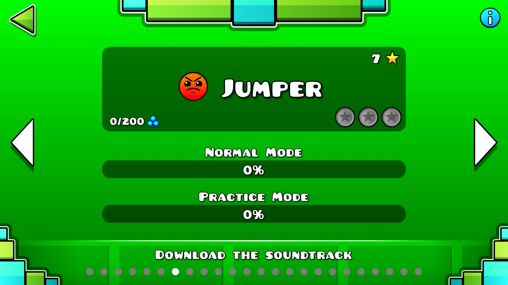 18 уровни в geometry dash