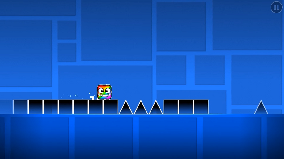 Блоки geometry dash. Geometry Dash 1 Level. Geometry Dash 1.1. Geometry Dash 1 уровень. Блок геометрия Даш.