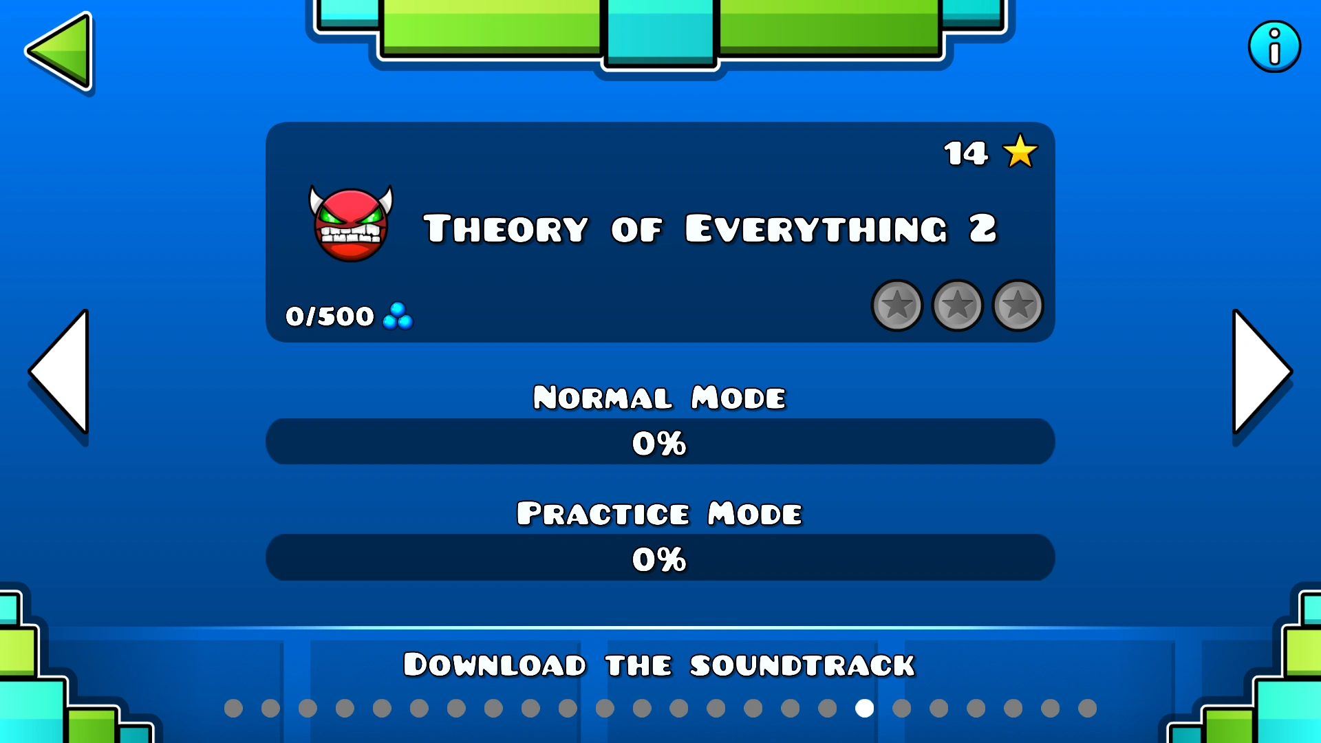 18 уровни в geometry dash