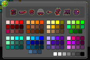 An in-game concept for a wider colour palette.