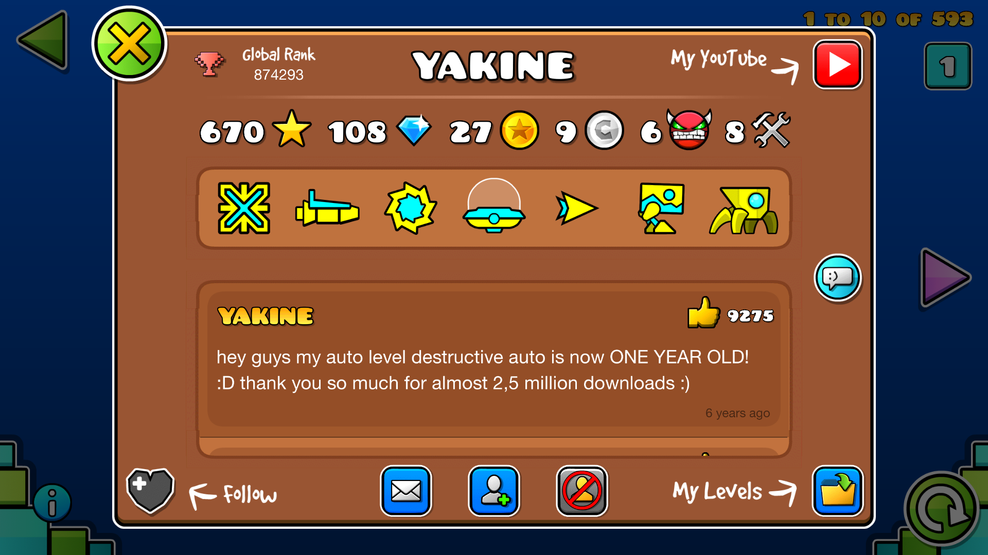 Yakine | Geometry Dash вики | Fandom