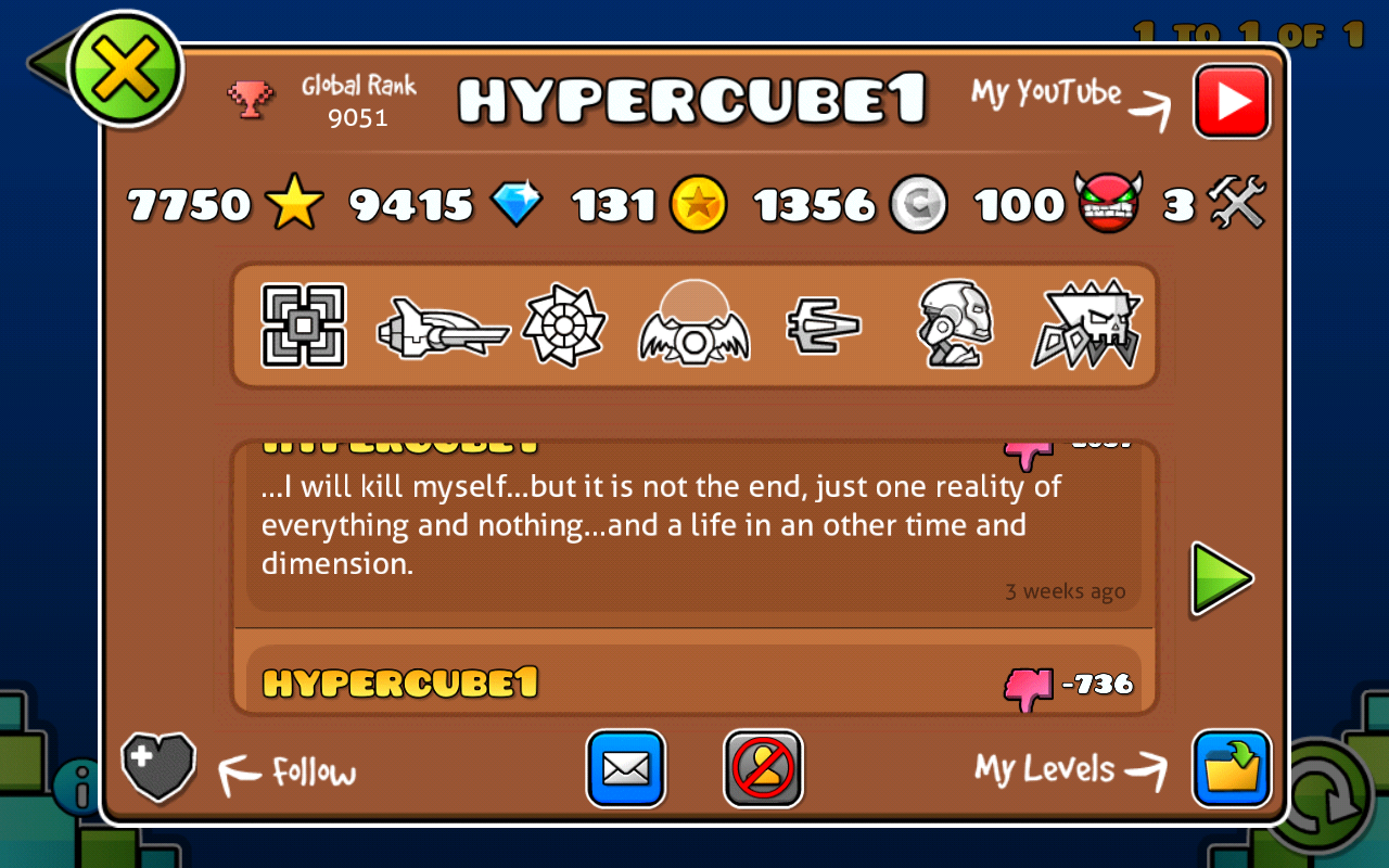 Hypercube1 | Geometry Dash вики | Fandom