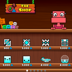 geometry dash shop