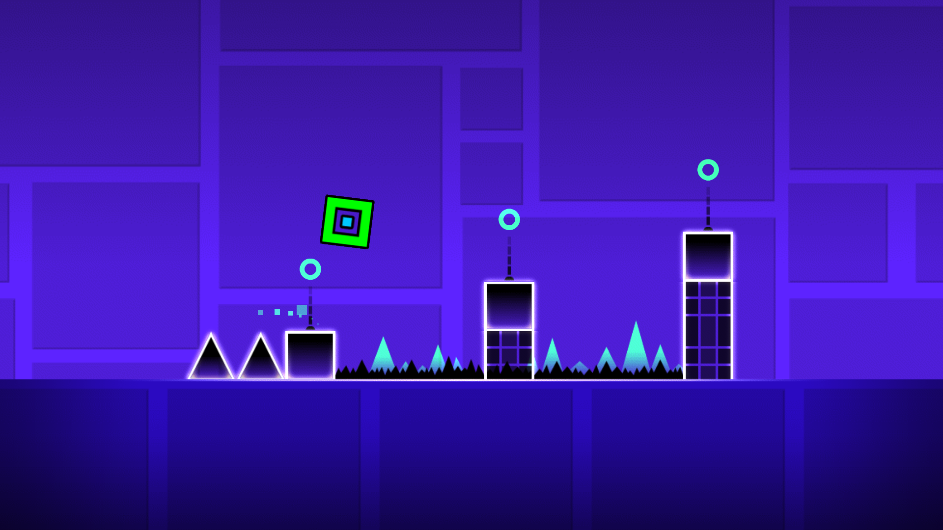 Игра geometry. Stereo Madness Geometry Dash. Stereo Madness 3 Coins Geometry Dash. Геометрии Дэш первый уровень. Курсед геометрии Даш.