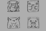 Sketches of 4 new cubes, sent by RobTop on Discord.