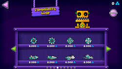 Geometry dash secret 2025 shop