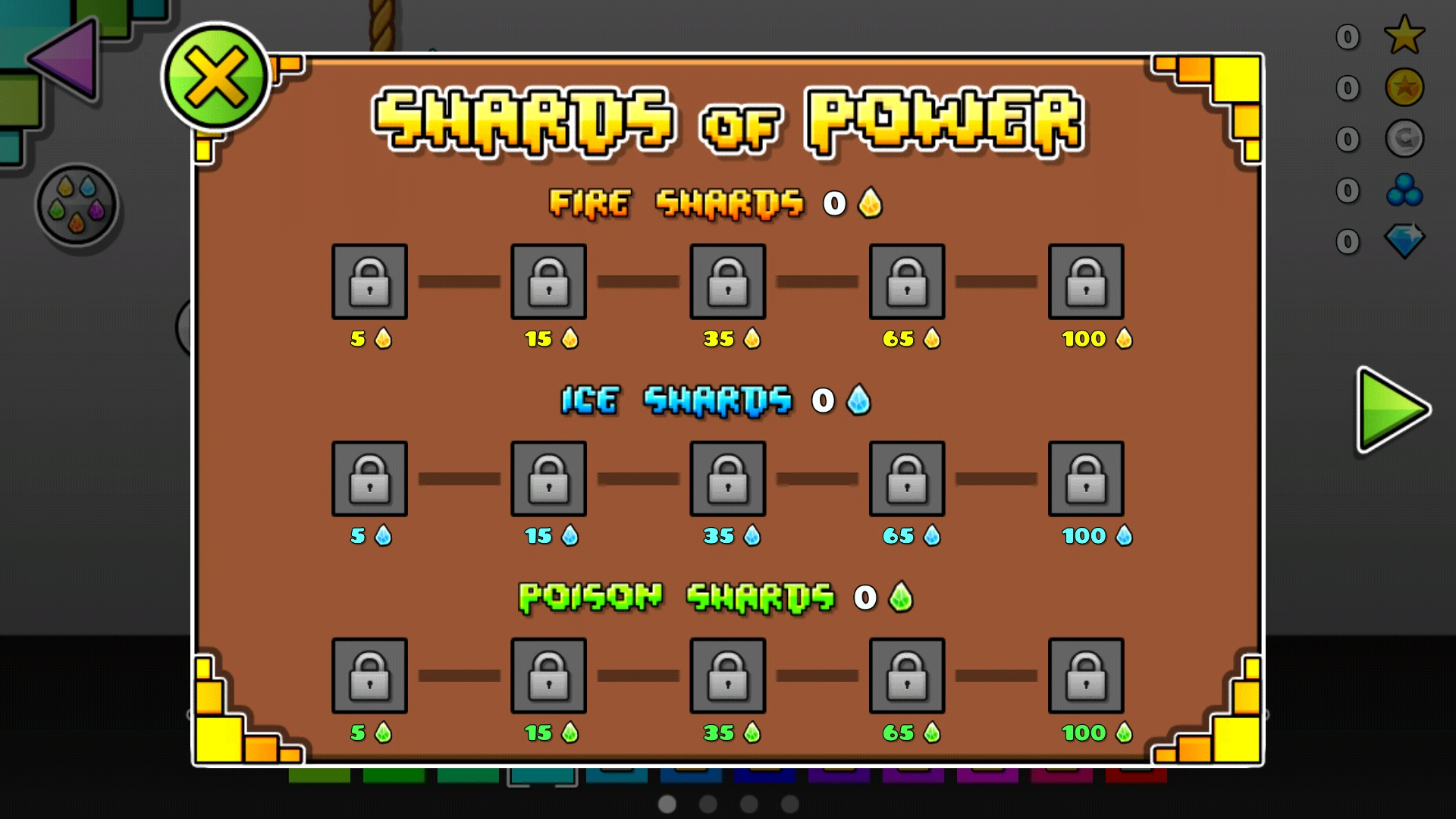 수집 대상물 | 지오메트리 대시 위키 | Fandom