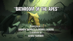 Bathroom of the Apes