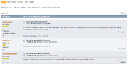 Screenshot showing an archived conversation relating to the original IAD forum post