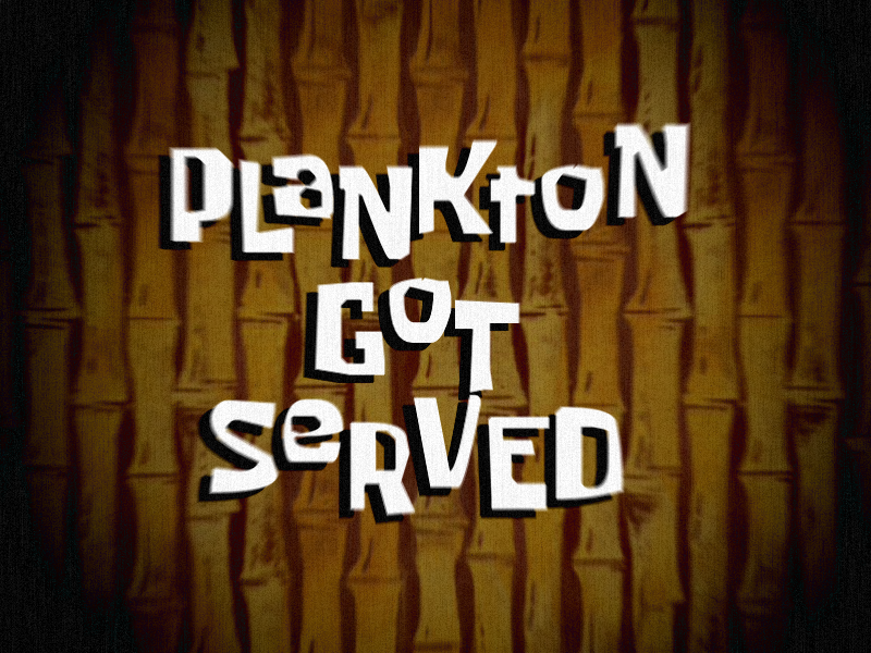 Plankton got served. Смотреть фото Plankton got served. Смотреть картинку Plankton got served. Картинка про Plankton got served. Фото Plankton got served
