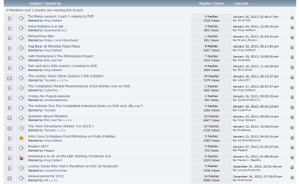 Screenshot of the archived IAD forum post [2013]