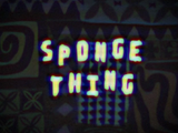 Sponge Thing