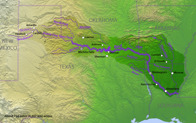 Red River of the South  Geography Study Guide Wiki  Fandom