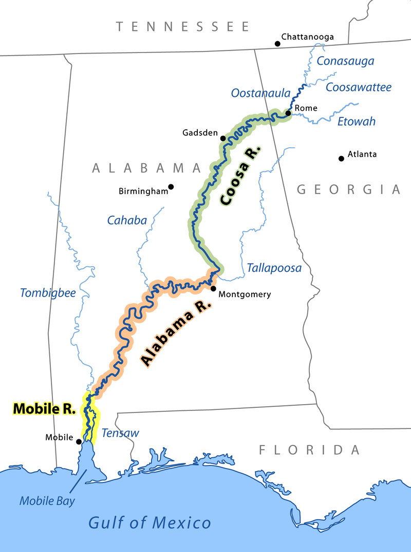 Coosa River  Geography Study Guide Wiki  Fandom