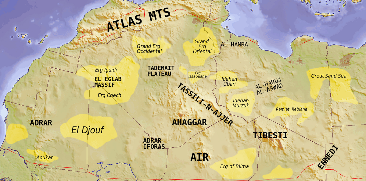 tibesti mountains on a map        
        <figure class=