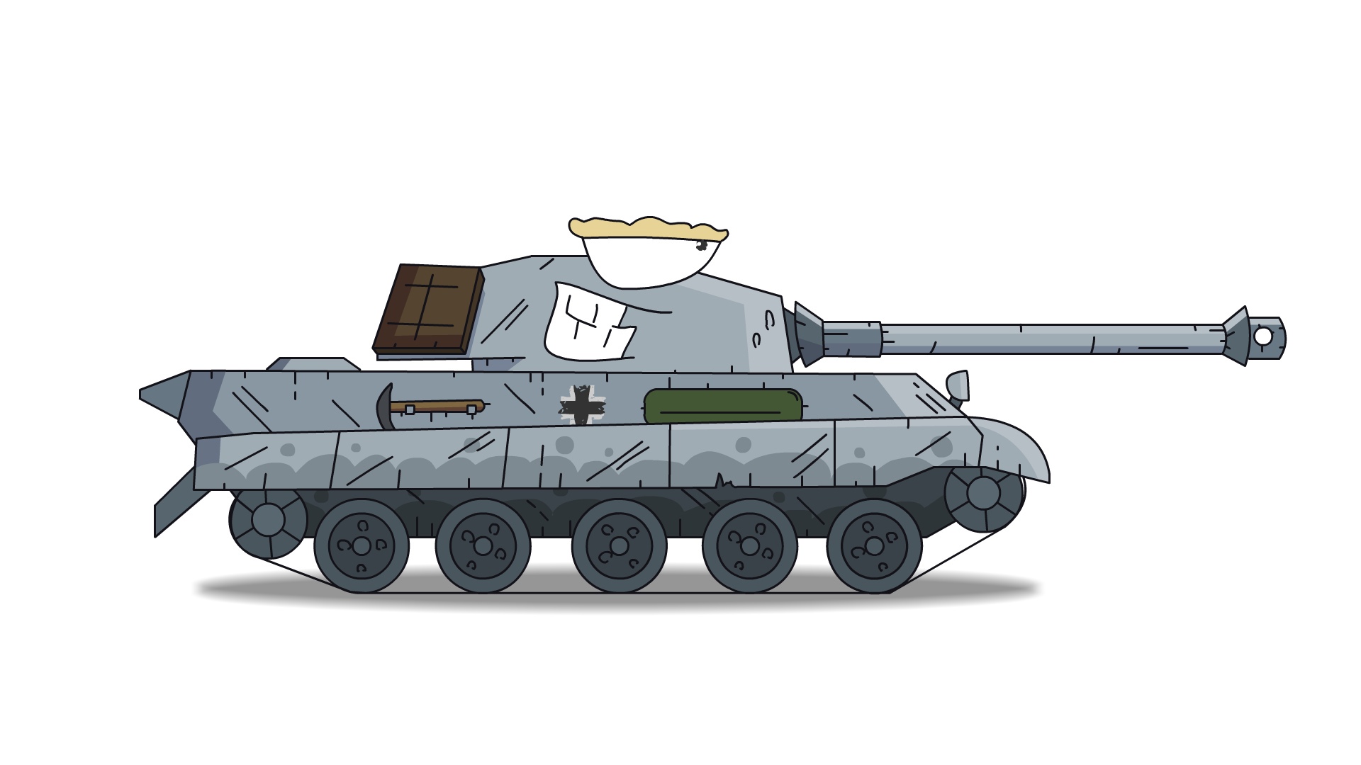 Немецкие танки геранда. Танк Королевский РАТТЕ Геранда. Пантера танк Геранд.