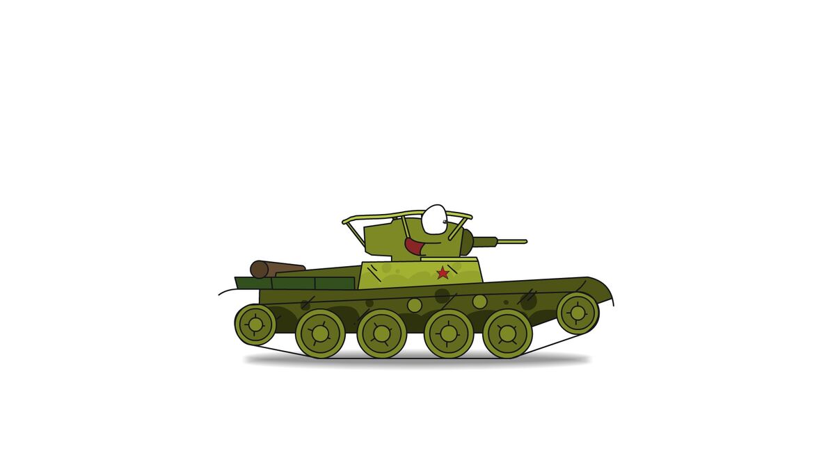 как нарисовать военный танк из гта 5 фото 87