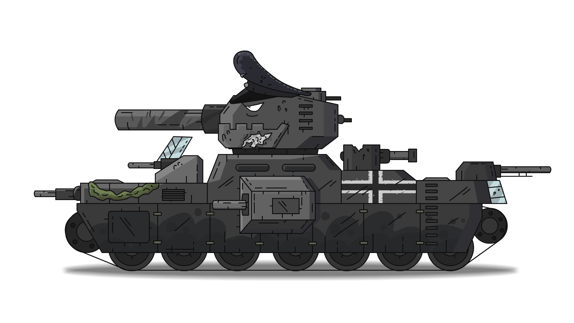 Немецкие танки геранда. РАТТЕ танк Геранд.