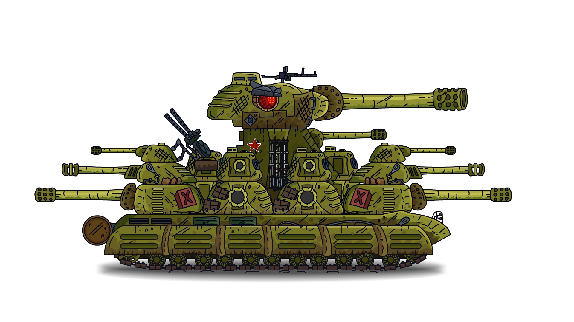 ИС 44 мультики про танки Геранд