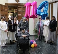 Marie-Josephine Gaudette aos 114 anos.