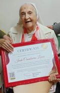 On her 115th birthday in 2023