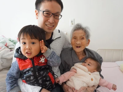Toshiko Hayashibara at age 110 in December 2018.