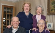 Alf Smith Jessie Sinclair.jpg (49 KB) Jessie Sinclair (aged 105; back-right), meeting Alf Smith (aged 107; front-left), and Neen Reid (aged 103; front-right) on 1 May 2015