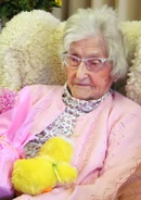 On her 110th birthday in 2013