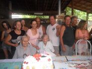 Jose Abreu Correa at the claimed age of 104, with his 102-year-old wife Livia