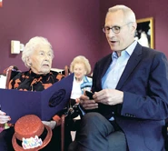 RuthBrown105Bday.jpeg (2.59 MB) Brown on her 105th birthday in 2018 with Nashua Mayor Jim Donchess