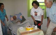 On her claimed 116th birthday in 2011