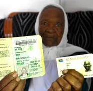 Nora de Kock on her claimed 108th birthday in 2018.