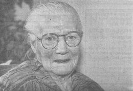 Geertje Roelinga at age 106.