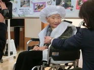 Shinobu Hayashi at the age of 110.