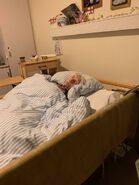 Jensen in March 2021 at the age of 105
