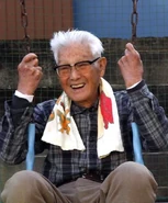 Around his 90s, as he was the director of Shimotsumashotomo Kindergarten