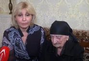 Chagelishvili with her granddaughter, Natalya Salbieva, in October 2020.