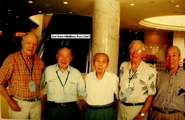Peter Goutiere, Moon Fun Chin, Lu Yuan-bin, Bill Maher (1919–2011) and Bing Zhou (1920–2007) in 2005